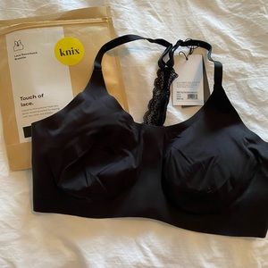 BNWT Knix racer back bralette size L